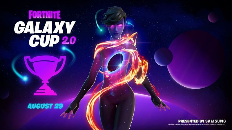 Fortnite Galaxy Cup 2.0, the latest tournament that allows players to win a free skin before it hits the Item Shop. Image via Epic Games