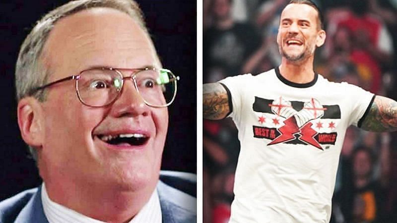 Jim Cornette(left) and CM Punk(right)