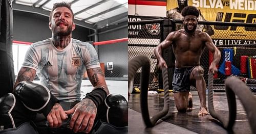 Marcelo Rojo (left), Aljamain Sterling (right) [Images Courtesy: @pitbullrojo @funkmastermma on Instagram]