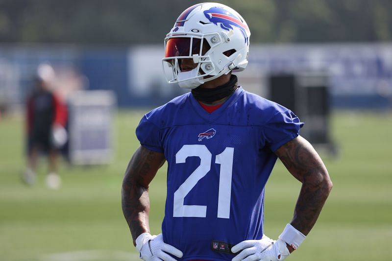 Buffalo Bills safety Jordan Poyer (21) plays during an NFL