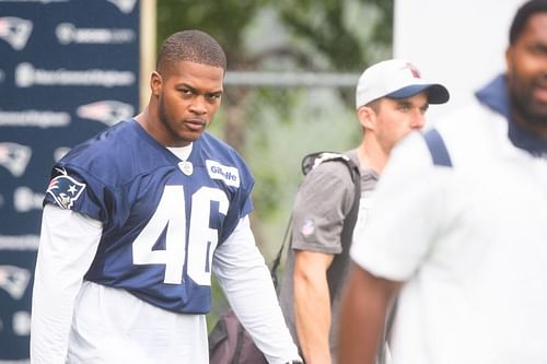 Raekwon McMillan at the New England Patriots Training Camp