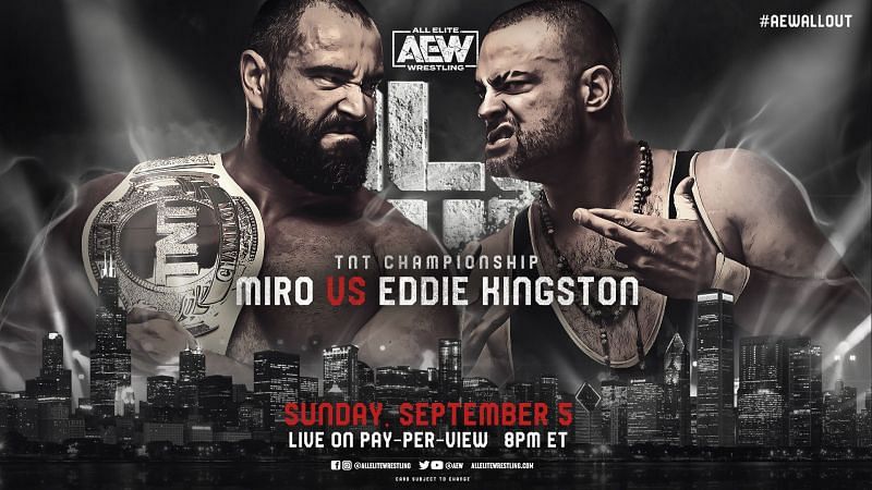Official Match Graphic for Eddie Kingston vs. Miro
