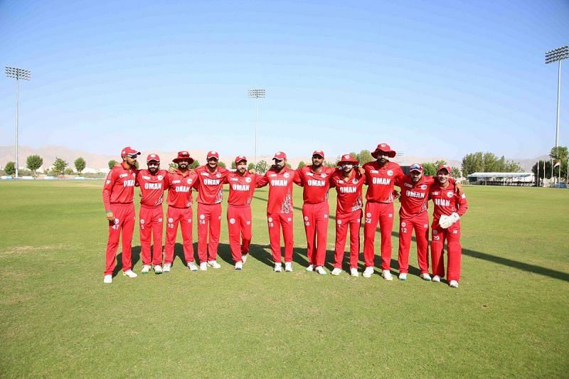 Oman cricket team. (Credits: Twitter)