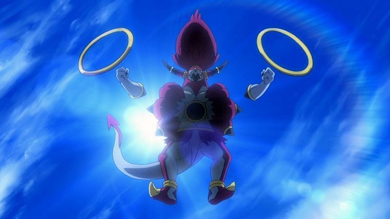 Hoopa in its Unbound form as its shown in the anime (Image via The Pokemon Company)