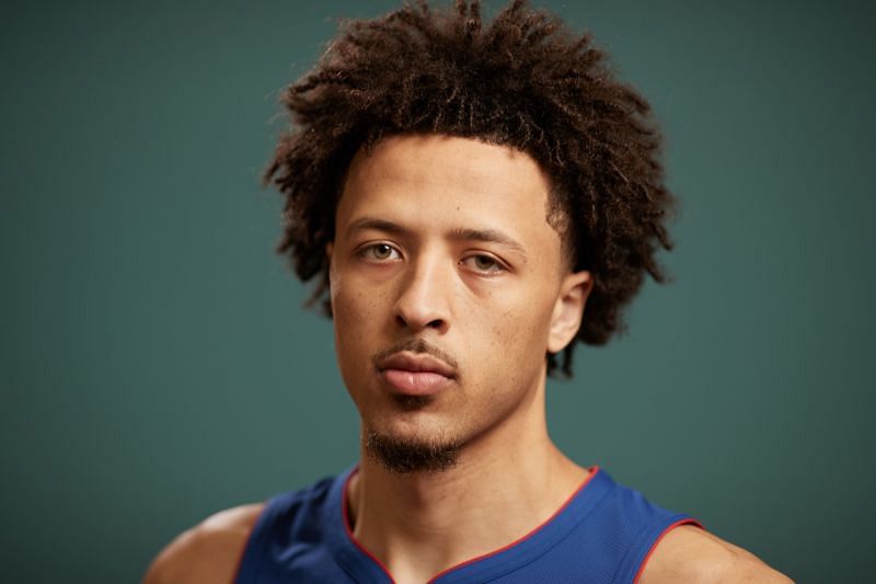 Cade Cunningham #2 of the Detroit Pistons
