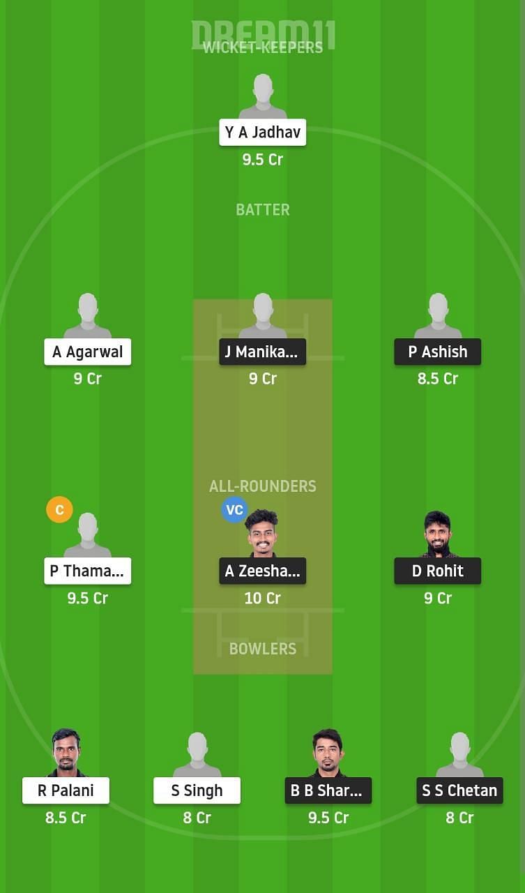 PAN vs TUS Dream11 Fantasy Suggestion #1 - Pondicherry T20