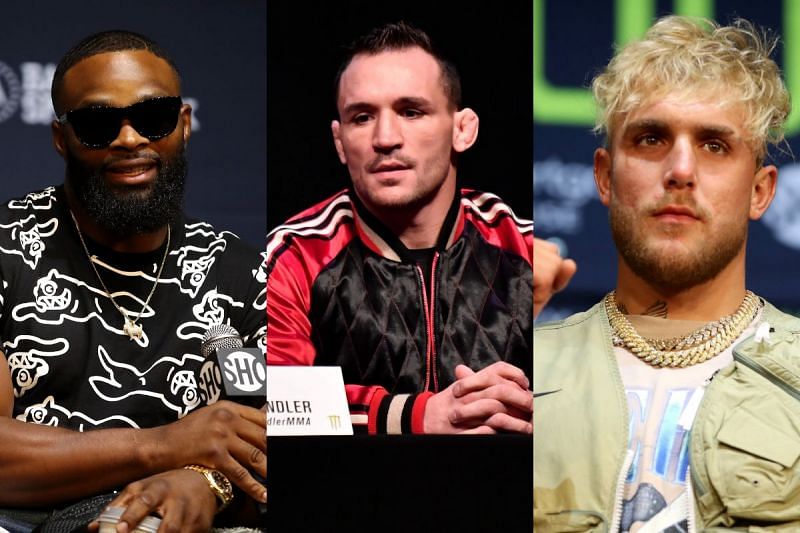 Michael Chandler gives his prediction for Tyron Woodley vs. Jake Paul