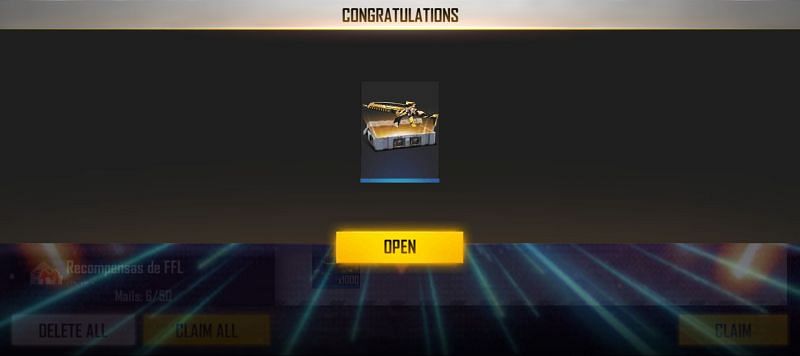 The rewards can be claimed from the mail section (Image via Free Fire)