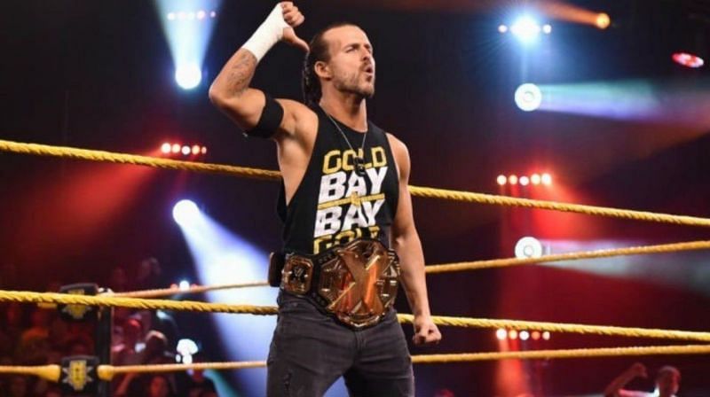 Adam Cole was the face of Black and Gold as the NXT Champion