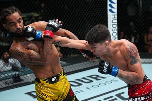 Ignacio Bahamondes was responsible for the most explosive moment of last night's UFC show.