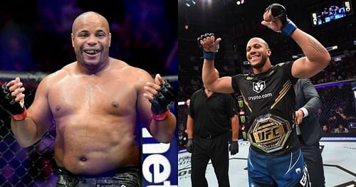 Daniel Cormier (Left), Ciryl Gane (Right) [Right Image Courtesy: @ufc on Instagram]