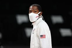 Brooklyn Nets’ Kevin Durant presents Maryland Terrapins’ Greg Rose with full scholarship at surprise event