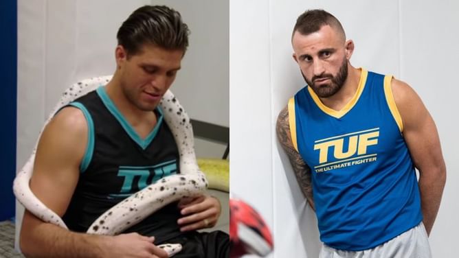 Watch: Brian Ortega pranks Alexander Volkanovski with snakes on The Ultimate Fighter