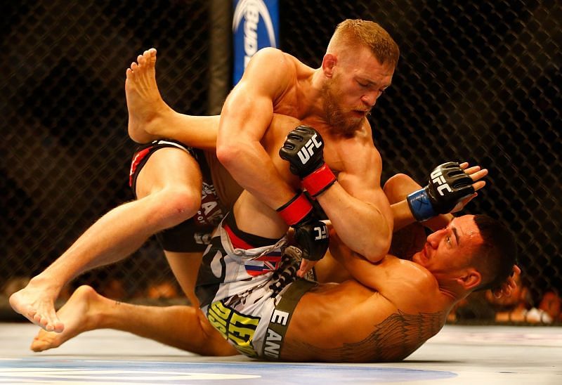 UFC Fight Night: McGregor v Holloway - Conor McGregor fights through an ACL tear against Max Holloway.