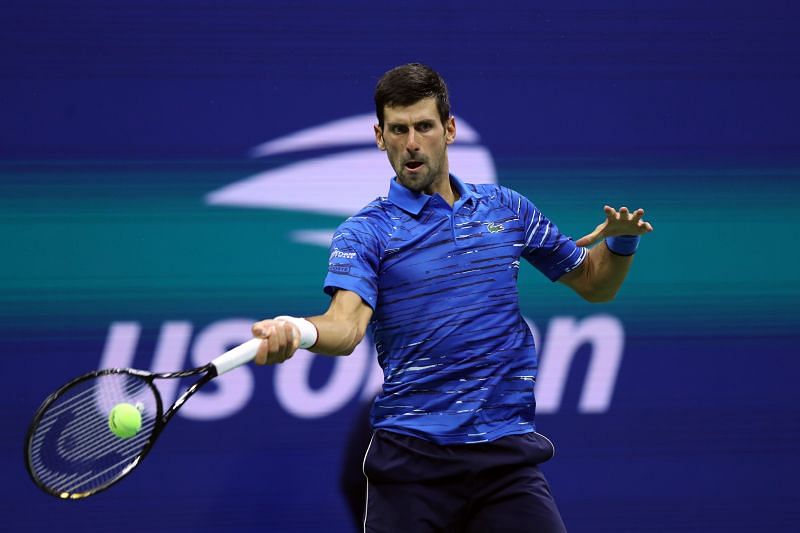 Novak Djokovic at the 2019 US Open