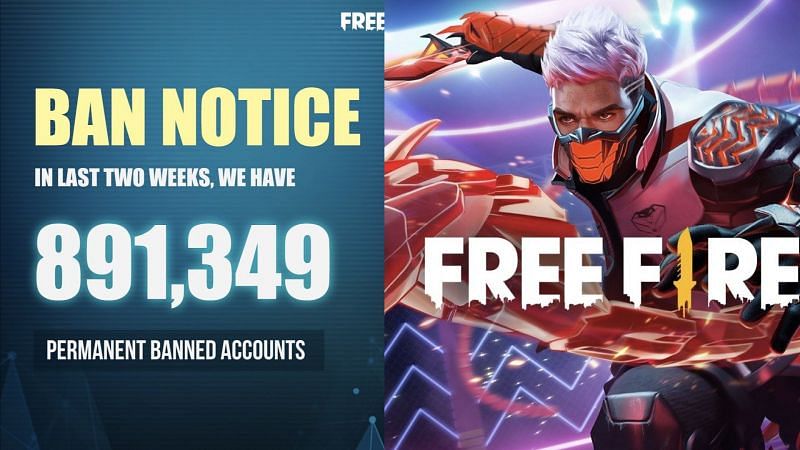 Free Fire banned more than 891k accounts for violating rules in the last two weeks