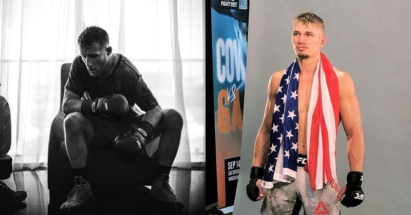 Justin Gaethje (left), Austin Hubbard (right) [Images Courtesy: @justin_gaethje @austinhubb155 on Instagram]