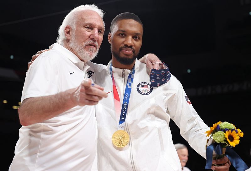 Gregg Popovich during the 2021 Tokyo Olympics