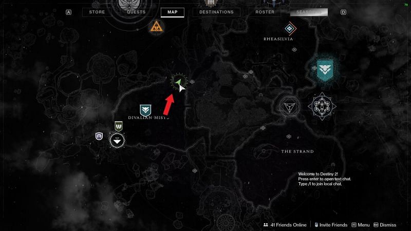 The third Atlas Skew location in the Dreaming City (Image via Destiny 2)