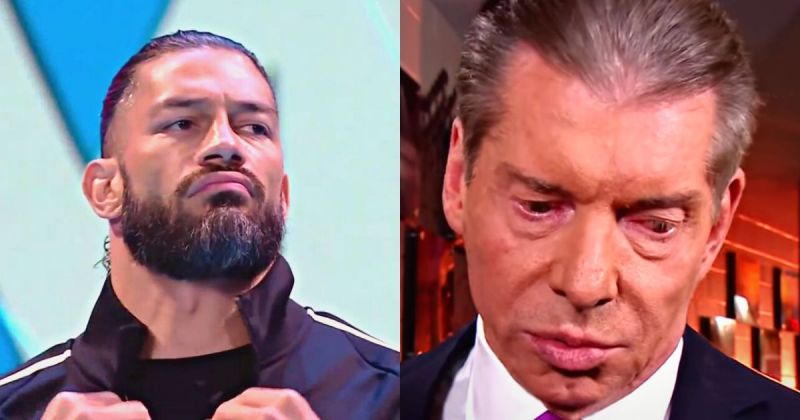 Roman Reigns and Vince McMahon.