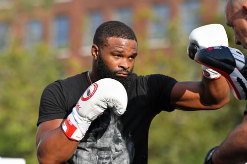 Jake Paul v Tyron Woodley - Media Workout