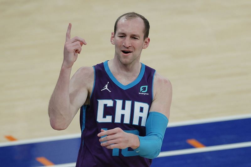 Cody Zeller with the Charlotte Hornets