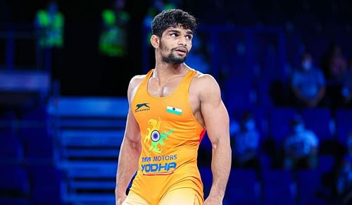 Ravinder won the silver medal in 61 kg (©UWW).