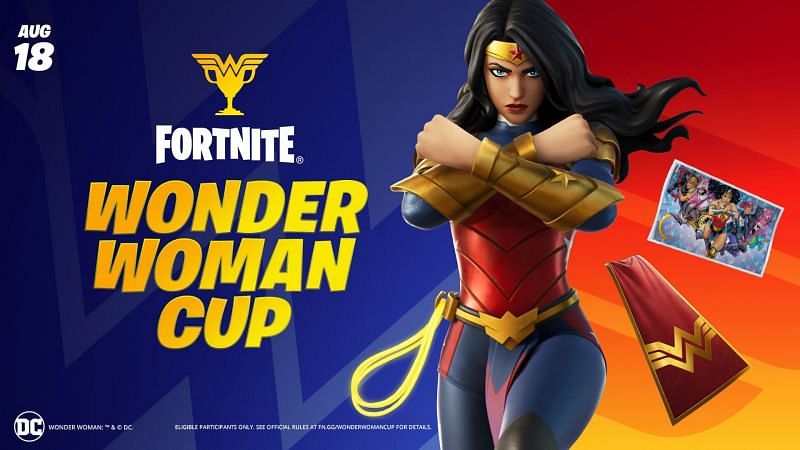 Fortnite Wonder Woman Cup to kick off on August 18th (Image via Hypex/Twitter)