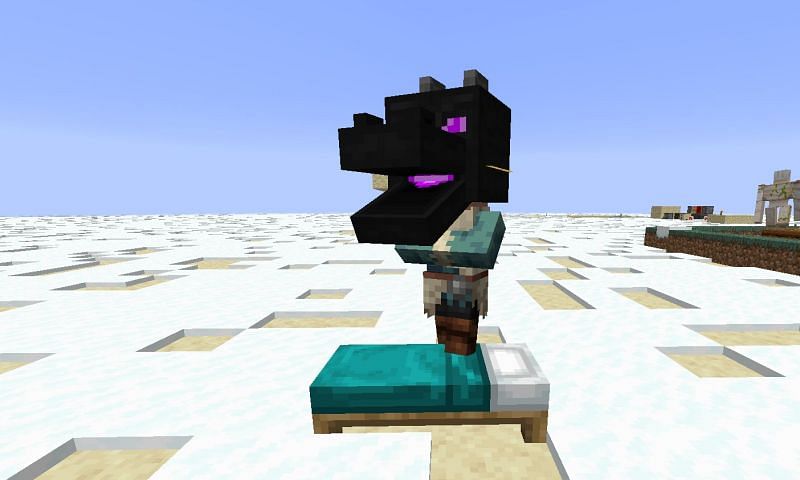 Dragon head (Image via Minecraft)