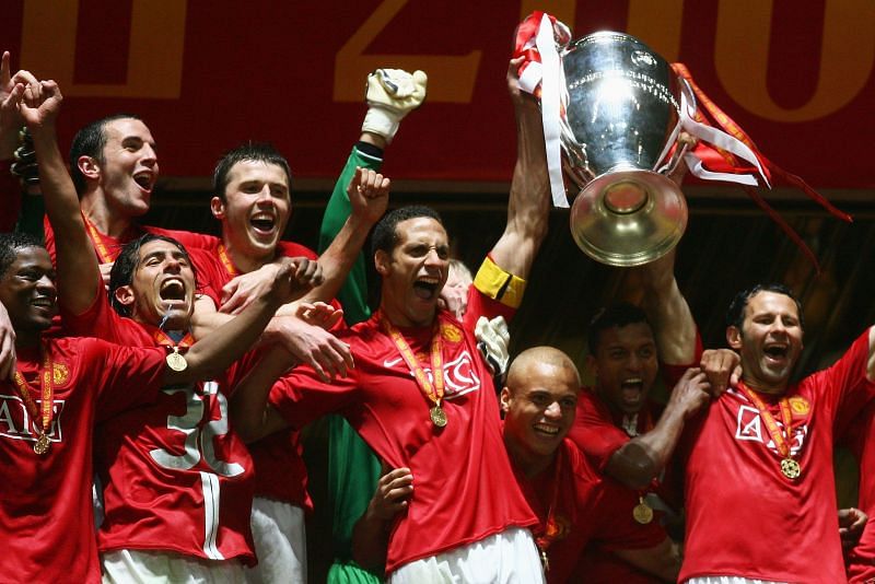 Ferguson&#039;s men won back-to-back Premier League titles amid other honours