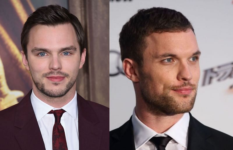 Nicholas Hoult and Ed Skrein are two of the celebrities who look like doppelgangers of each other (Image via DFree/Shutterstock, and Okauchi/REX/Shutterstock)