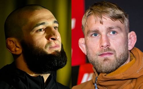 Khamzat Chimaev (left); Alexander Gustafsson (right)