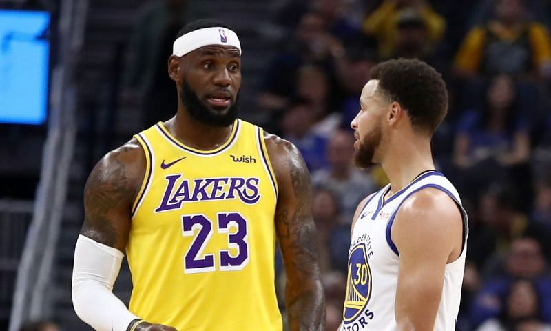LeBron James (left) and Stephen Curry [Source: USA Today]