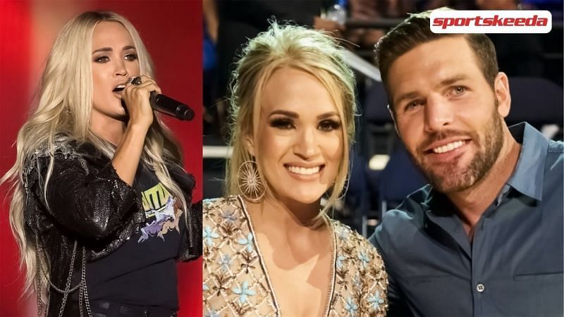 Carrie Underwood and Mike Fisher, the former was slammed by her fans for liking a tweet. (Image via Sportskeeda)