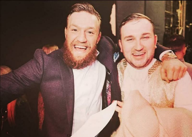 Conor McGregor with Al Foran [image courtesy - @alforancomedy on Instagram]