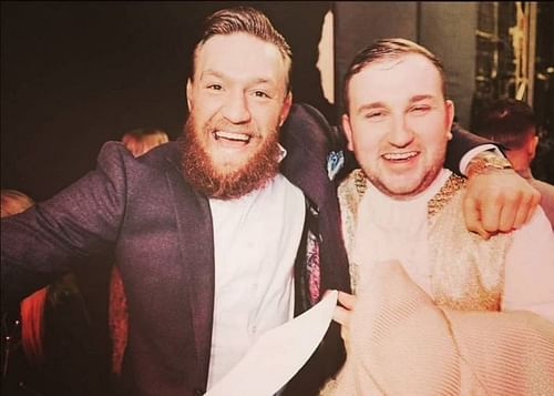 Conor McGregor with Al Foran [image courtesy - @alforancomedy on Instagram]