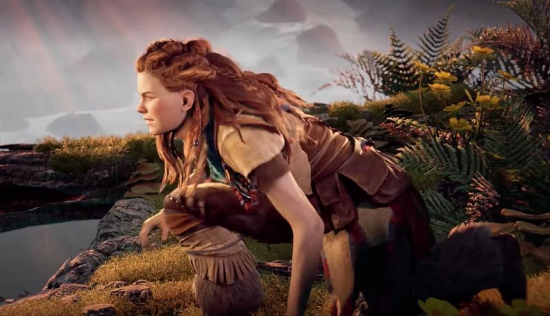 Aloy, training in her own game (Image via Horizon Wiki)