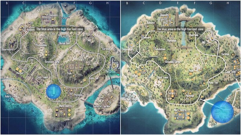 Which Free Fire map was launched in the New Beginning event in 2021?