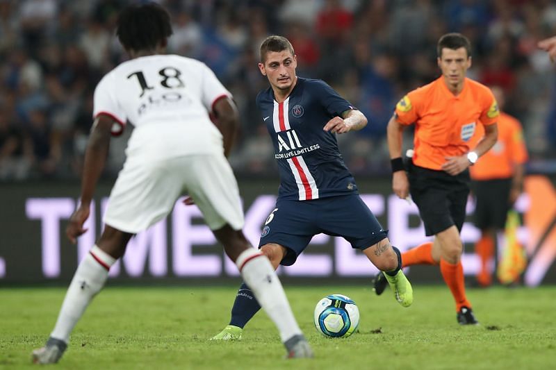 Marco Verratti made his first appearance of the Ligue 1 season for PSG