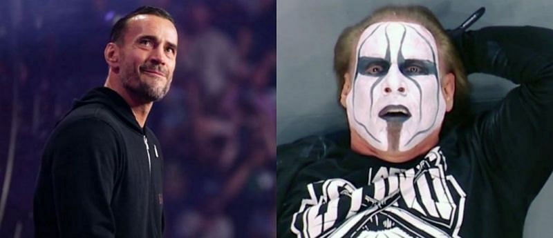 CM Punk (Left) and Sting (Right)