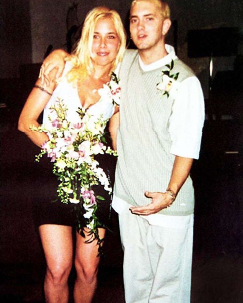 Kim Scott with Eminem (Image via kimscottmathers/Instagram)