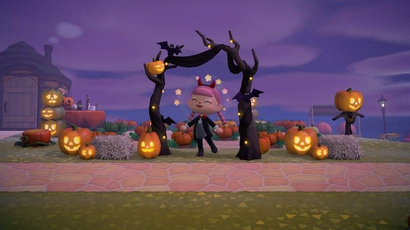 Animal Crossing Halloween. Image via Animal Crossing, POPSUGAR