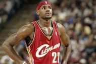 LeBron James in his early NBA years.