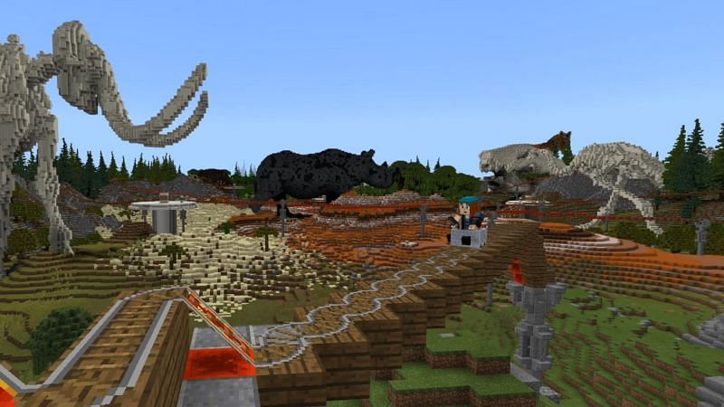 Minecraft Java Edition servers are great fun to explore (Image via Mojang)