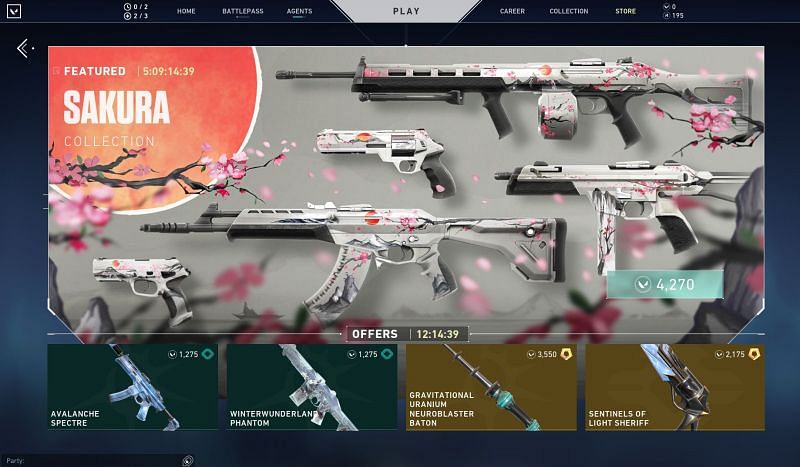 A guide to buying weapon skins from Valorant Store (Screengrab from Valorant)
