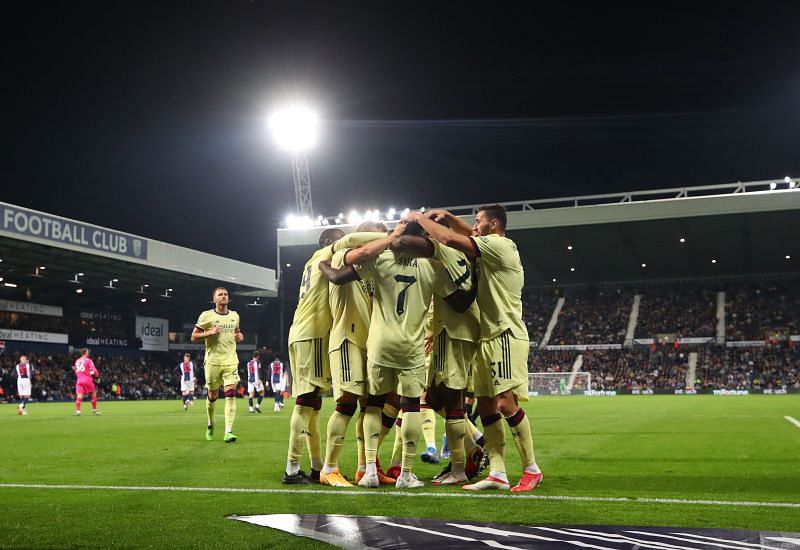 Arsenal beat West Brom 6-0 last night