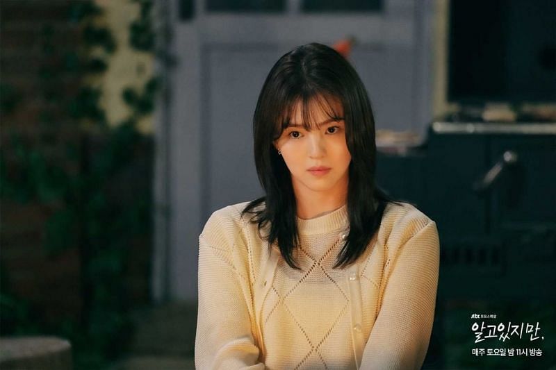 A still of Han So-hee as Na-bi in Nevertheless, episode 7 (Instagram/JTBCdrama)