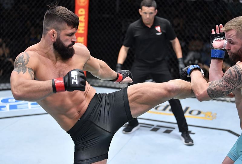 Andre Petroski impressed in his UFC debut against Micheal Gillmore