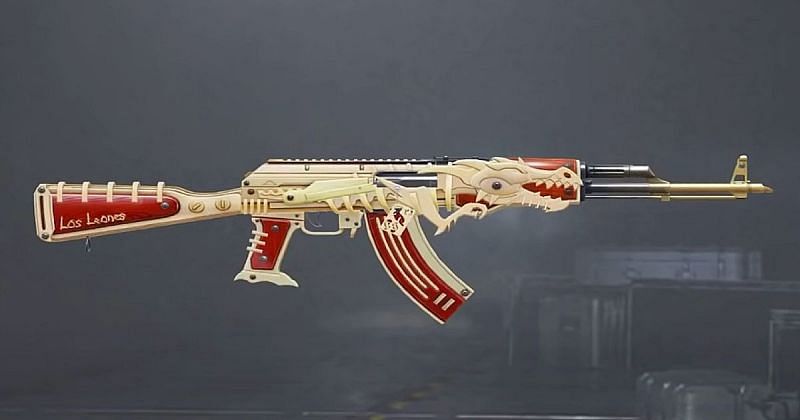 AKM Desert Fossil skin in BGMI