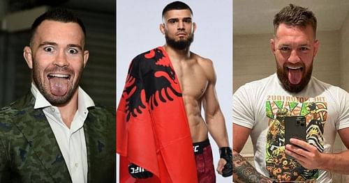 Colby Covington (left), Ramiz Brahimaj (central), Conor McGregor (right) [Images courtesy: @colbycovmma @ramizb170 @thenotoriousmma on Instagram]